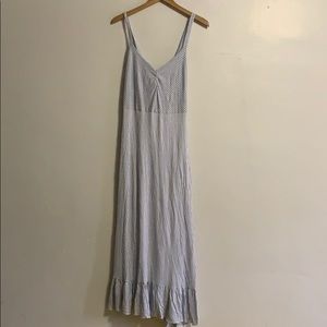 Blue and White Summer Dress